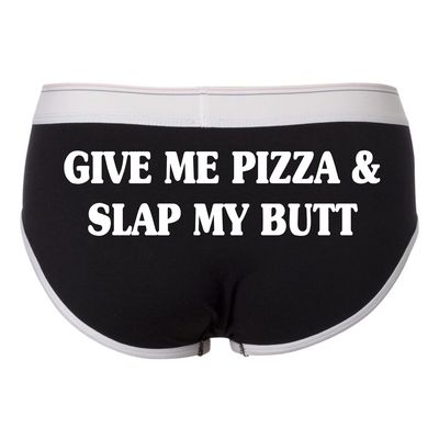 Give me pizza ladies' boyfriend brief # 301