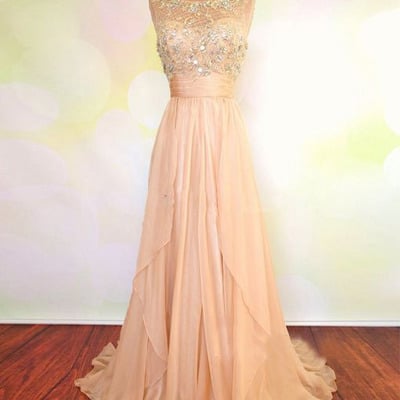 Pink prom dress, long prom dress, cheap prom dress, chiffon prom dress, modest prom dress, bd14349
