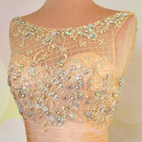 pink prom dress, long prom dress, cheap prom dress, chiffon prom dress, modest prom dress, BD14349 - Thumbnail 1