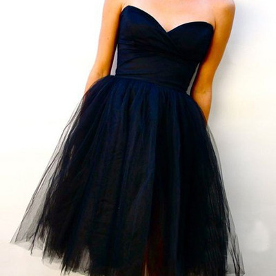 Short bridesmaid dress, navy bridesmaid dress, cheap bridesmaid dress, short prom dress, junior prom dress, bd14358