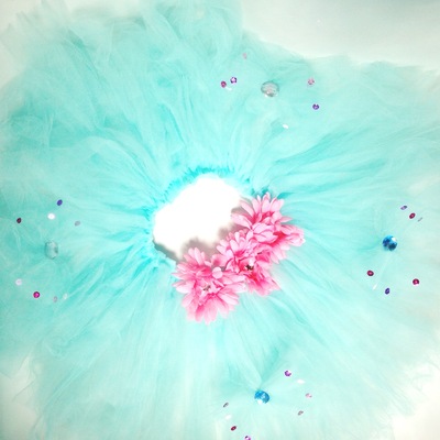 Baby blue tutu