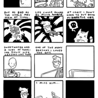 Sweetwater and His Dead Cat original art - Thumbnail 2