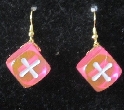 FATE dice earrings
