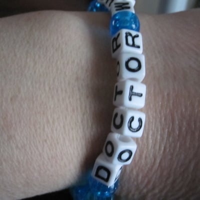 "dr. who" kandi bracelet