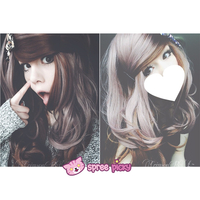 HARAJUKU Lolita cosplay Lovely curly brown wig SP130190 - Thumbnail 1