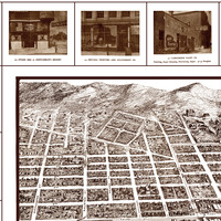 Reno, Nevada in 1907 - Bird's Eye View, Map, Aerial, Panorama, Vintage, Antique, Fine Art, Wall art - Thumbnail 3