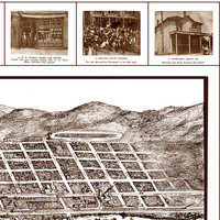 Reno, Nevada in 1907 - Bird's Eye View, Map, Aerial, Panorama, Vintage, Antique, Fine Art, Wall art - Thumbnail 4