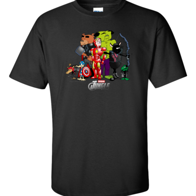 Urban jungle avengers t-shirt