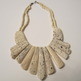 NEW Cookies & Creme Speckled Tribal Necklace. Imported-1