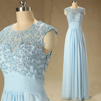 Blue prom dress, long prom dress, new arrival prom dress, cheap prom dress, custom prom dress, bd14373