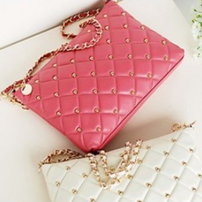 Leather stud handbag (more colors)