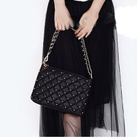 Leather Stud Handbag (More Colors) - Thumbnail 2