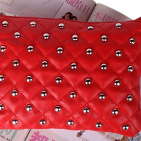 Leather Stud Handbag (More Colors) - Thumbnail 4