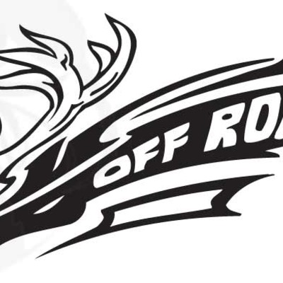 Off road antler sticker decal (10" by 5") 