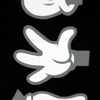 Rock Paper Scissors Mickey Mouse Hands Tank Top - Thumbnail 1