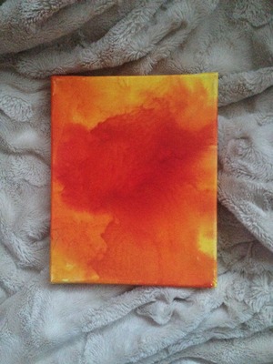 Melted Warm Canvas