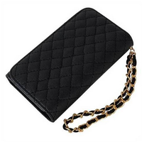 Black Quilted Wristlet for iPhone 5 - Thumbnail 2