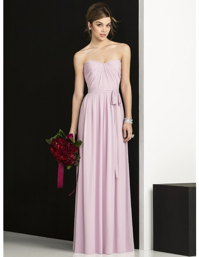 long bridesmaid dress, lavender bridesmaid dress, chiffon bridesmaid dress, cheap bridesmaid dress, BD143412