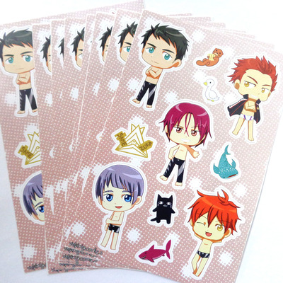 Free! eternal summer sticker sheets