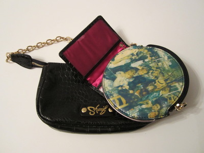 New designer sharif artist series coin purse, mini bag, and card case set