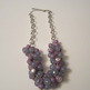 Mod Lavender & Morning Blue Poppy Seed Necklace-1
