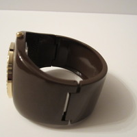 NEW Curations with Stefani Greenfield "Sparkling" Crystal Bangle Watch with Box and Pillow - Thumbnail 1