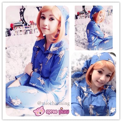 [attack on titan] blue pajamas set sp130283