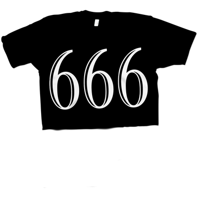 666 crop top - Thumbnail 3