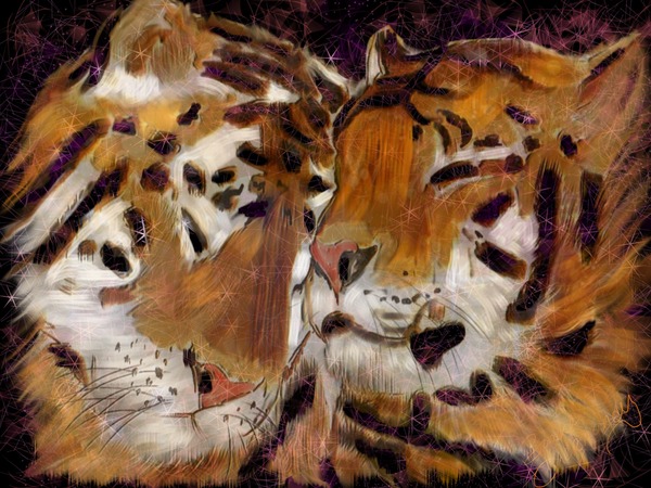 tiger love mug