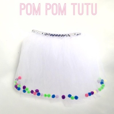 Too precious pom pom tutu