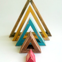 Triangle shelves/blocks/wall candy