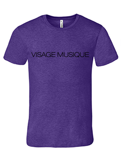 VISAGE MUSIQUE T-SHIRT - PURPLE