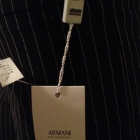 Armani Pinstripe Pants - Thumbnail 1