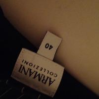 Armani Pinstripe Pants - Thumbnail 2