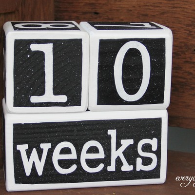 Black and white block set