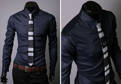 Stylish Muscle Fit Dress Shirt (More Colors)