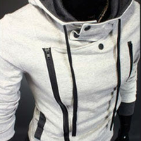 Zip Up High Top Hoodies - Thumbnail 1