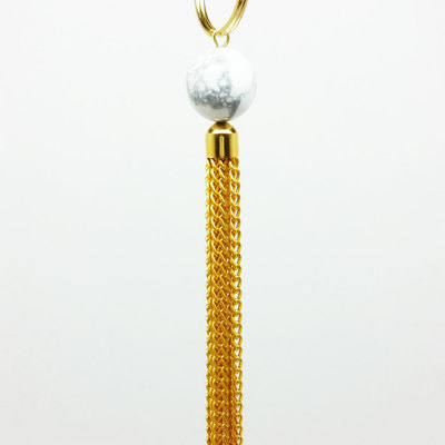 The aphrodite keychain : white howlite keychain