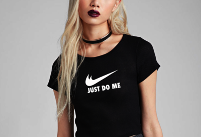 Just Do Me Crop Top