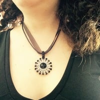 Black Crystal Pendant - Thumbnail 2