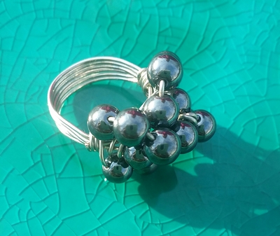 Hematite Delight Ring