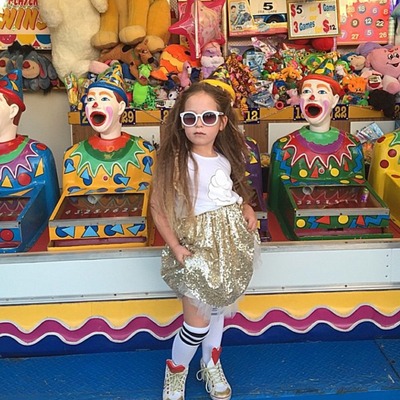 Sparkle "everywhere" skirts