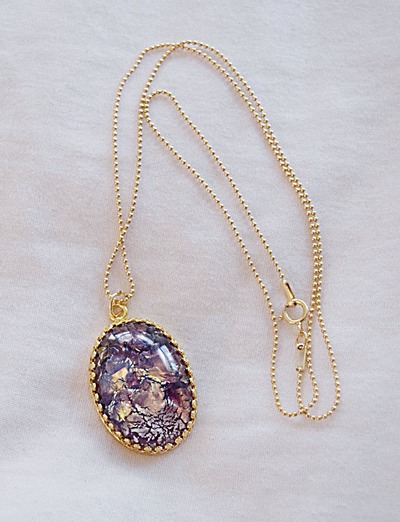 Amethyst Opal Pendant