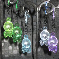 Kawaii Skull and Cross Bone Earrings (Various Colors)  - Thumbnail 2