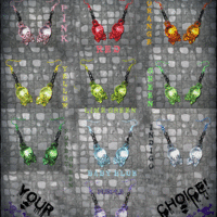 Kawaii Skull and Cross Bone Earrings (Various Colors)  - Thumbnail 3