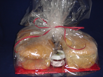 2 loaf homemade bread