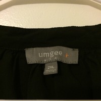 Billowy Black Painter's Shirt - Thumbnail 3