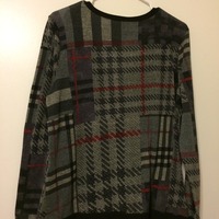 Plaid Cardigan - Thumbnail 2
