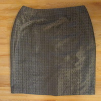 PLUS SIZE Metallic Pencil Skirt - Thumbnail 1