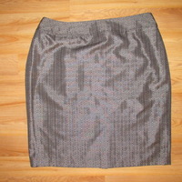 PLUS SIZE Metallic Pencil Skirt - Thumbnail 2